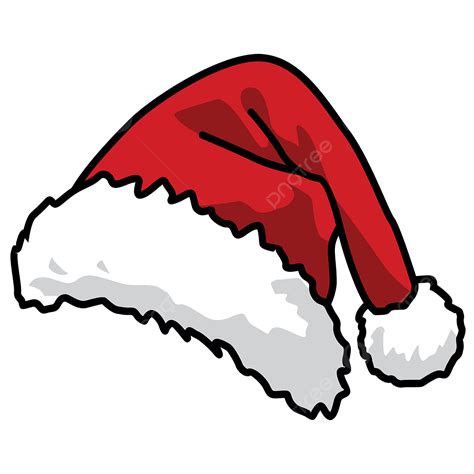 Santa Hat Clipart Bit Christmas Hat Png Cartoo Png Image With | The ...