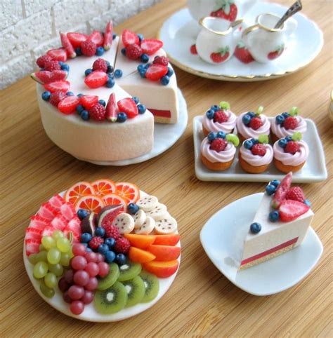 Pastry | Clay food, Miniature food, Mini foods