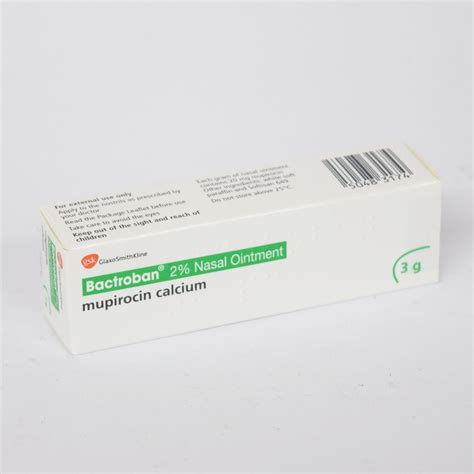 BACTROBAN NASAL OINT 3G - Ashtons Hospital Pharmacy Services Ltd