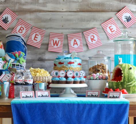 Shark Week Birthday Party - Everyday Party Magazine