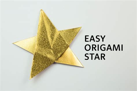 Simple 5 Point Origami Star Instructions