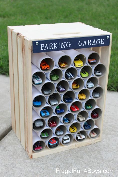 DIY Wooden Crate Storage and Display for Hot Wheels Cars - Frugal Fun ...