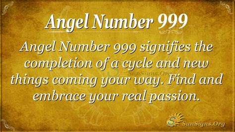 Angel Number 999 Meaning - Endings or New Beginnings? - SunSigns.Org