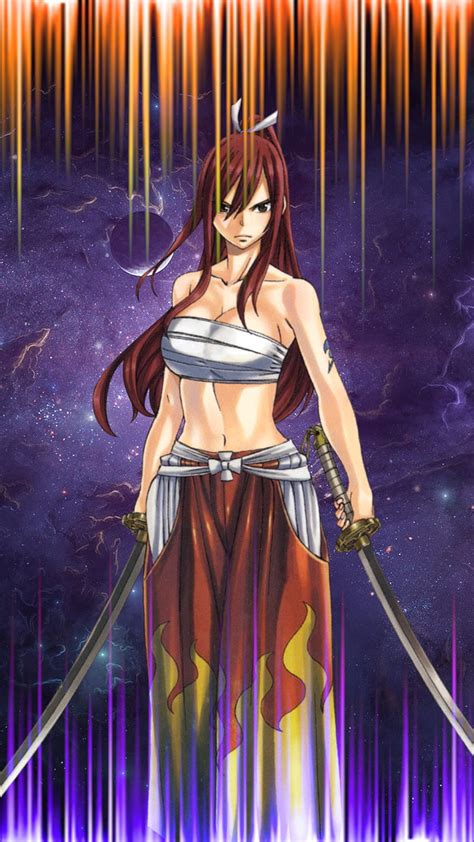 Erza Scarlet, fairy, tail, HD phone wallpaper | Peakpx