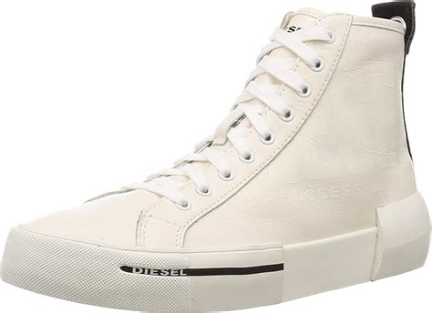 Diesel Men's S-DESE MID Cut-Sneaker, Star White, 8 UK: Amazon.co.uk ...