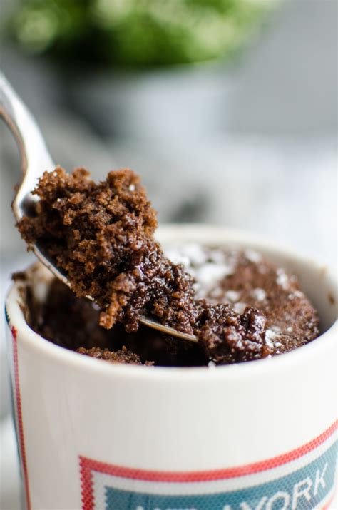 Microwave Chocolate Lava Mug Cake - A Grande Life