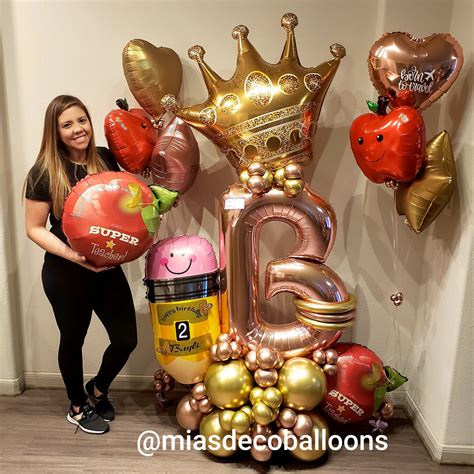 Teachers Balloon Bouquet – Mia´s Decoballoons