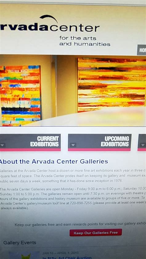 Arvada Center Galleries | Arvada, Art exhibition, Gallery