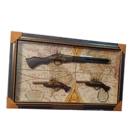 PS Moulding (Frame) Polished Handmade Gun Wall Scenery Painting, Size ...