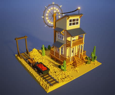 3D Pixel Art - 03 | Behance