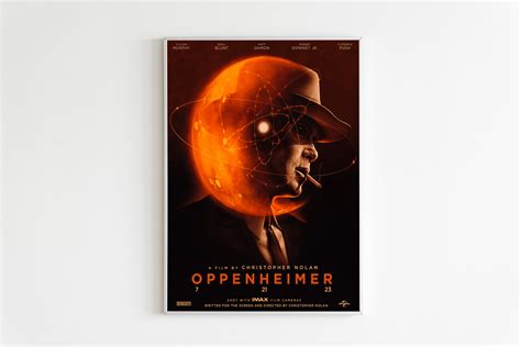 Oppenheimer Poster - Christopher Nolan - Minimalist Movie Poster