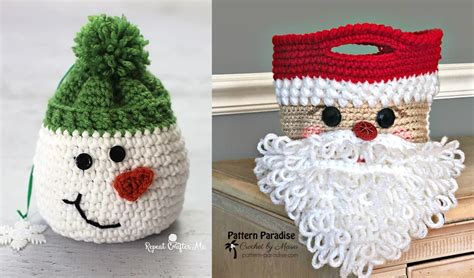 Christmas Gift Bag Free Crochet Patterns - Your Crochet