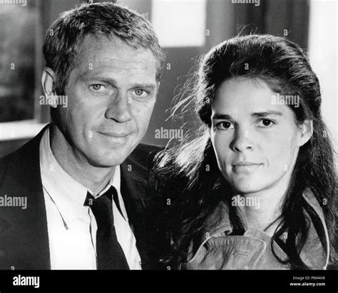 Steve Mcqueen And Ali Macgraw Motorcycle