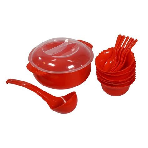 Royal Red Soup Bowl Spoon Set, For Home at Rs 250/set in Bhopal | ID ...