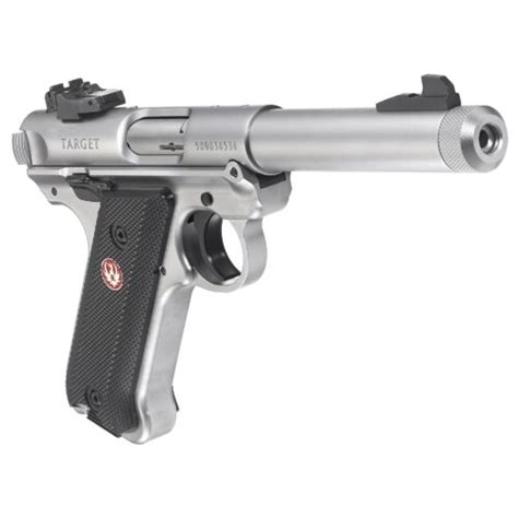 Ruger Mark IV Target Stainless Steel Threaded Barrel 22LR · DK Firearms