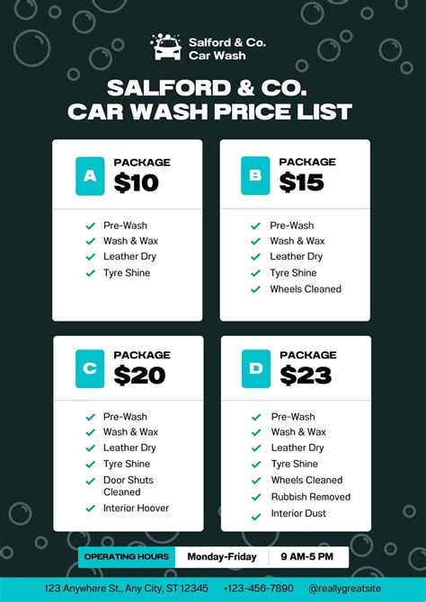 Free, Printable, Customizable Car Wash Flyer Templates, 58% OFF