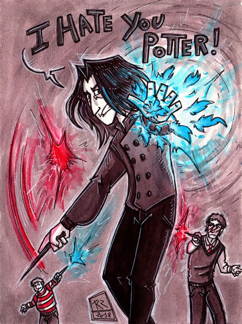 Severus Snape and the Marauders by K-Zlovetch on DeviantArt