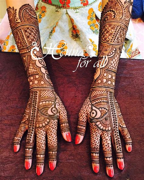 Full Hand Mehndi Designs For Bridal - Design Talk