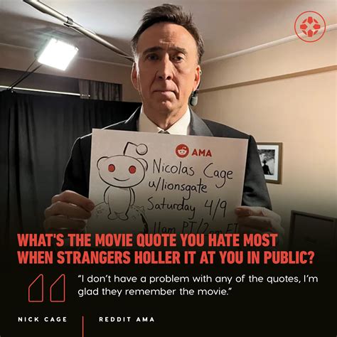 IGN on Twitter: "Nicolas Cage did a Reddit AMA to promote his new film ...