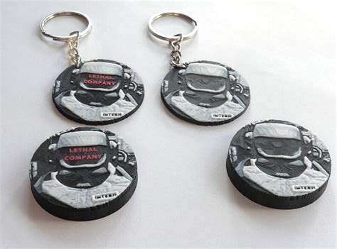 Lethal Company Merch Keychains Coasters Magnets Video Game Gifts Fridge ...