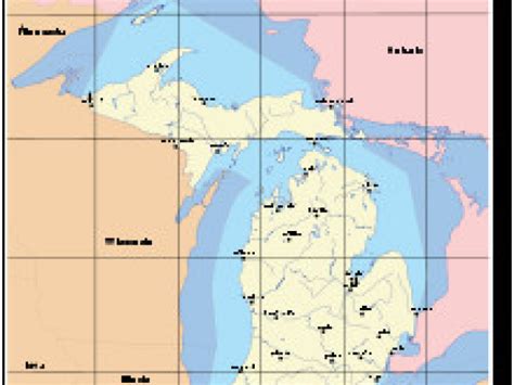 45th Parallel Michigan Map Michigan Revolvy – secretmuseum