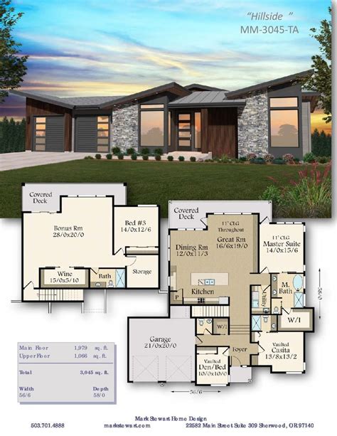 Modern Walkout Basement House Plans - House Plans