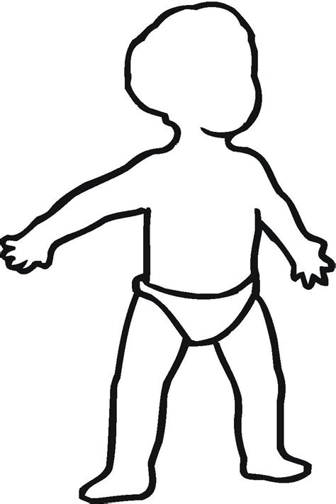 Baby Outline - ClipArt Best