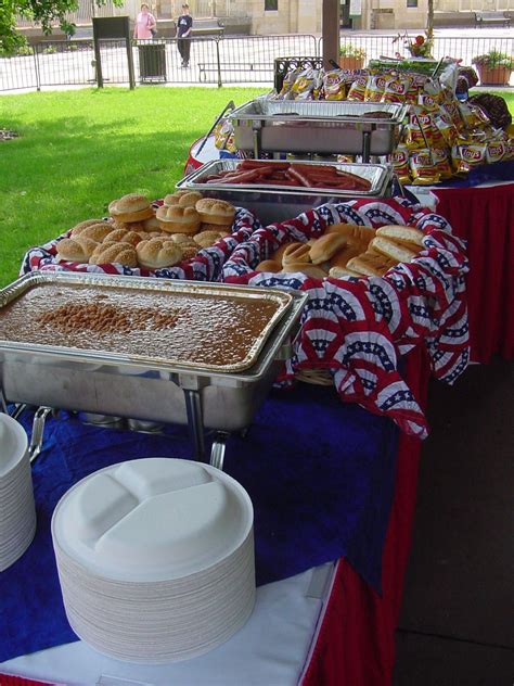 Family Reunion Picnic Table | Outdoor buffet, Family reunion food, Picnic