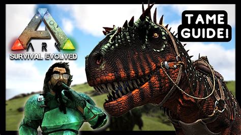 Carcharodontosaurus Taming Guide! - Ark's Newest Dinosaur is HERE - YouTube