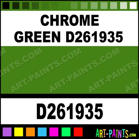 Chrome Green D261935 Reusche Stained Glass and Window Paints, Inks and ...