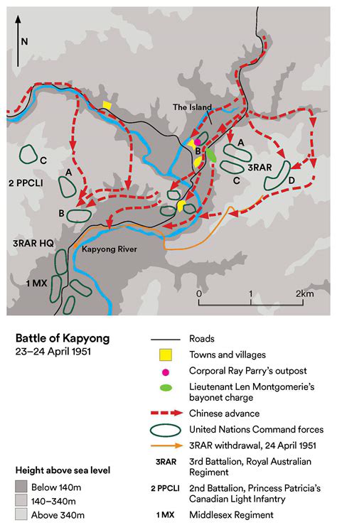 The battle of Kapyong, April 1951 – Perth Korean War Memorial