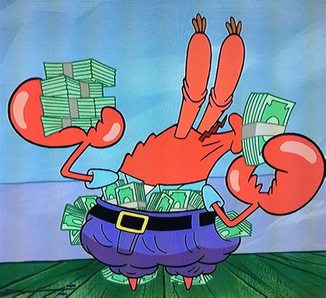 Mr Krabs Spongebob Money