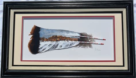 Taos Pueblo Winter - Marin Feather Fine Art