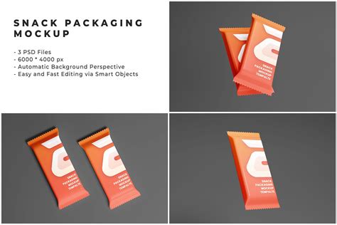 Snack Packaging Mockup | Creative Market