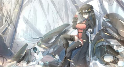 Samurai Bride, Pixiv Fantasia, Samurai, Beauty, Wall, BG, Anime, Girl ...