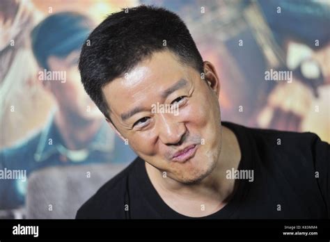 Director Wu Jing speaks at an interview for his movie 'Wolf Warriors 2 ...