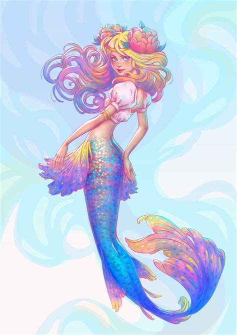 How to Create a Watercolor Mermaid Illustration in Adobe Illustrator