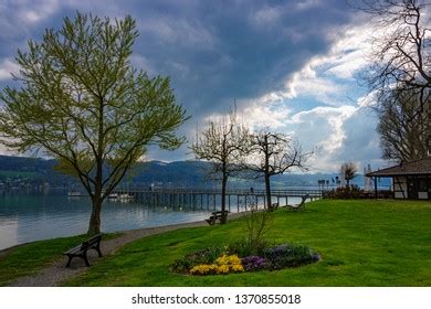 April Lake Constance When Winter Slowly Stock Photo 1370855018 ...