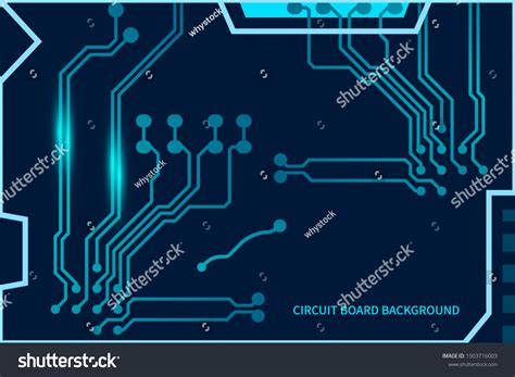 Circuit Board Design Background Vector Illustration Stock Vector ...