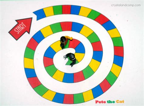 Free Printable Math Game Pete the Cat Inspired - CrystalandComp.com