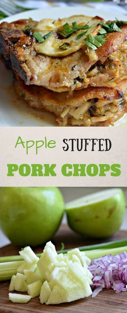 Apple Stuffed Pork Chops Recipe - Easy