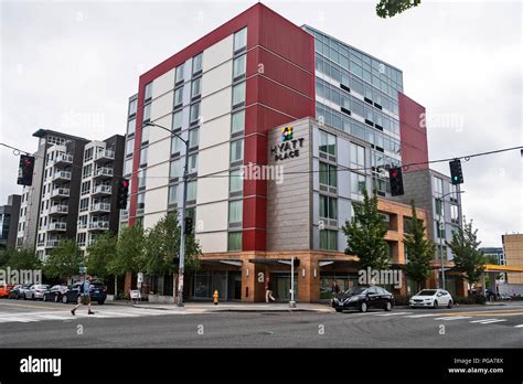 Hyatt Place Seattle Downtown, Seattle, Washington; USA Stock Photo - Alamy