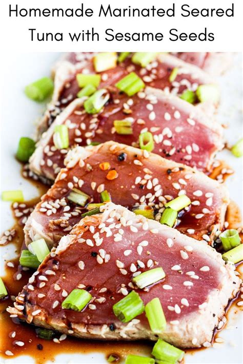 Seared Tuna with an Asian Marinade | Recipe | Asian marinade, Seared ...