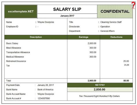 How To Make Salary Slip Format in PDF, Excel, Word | HowToWiki