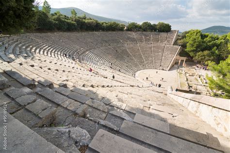 Epidaurus Amphitheater Stock Photo | Adobe Stock