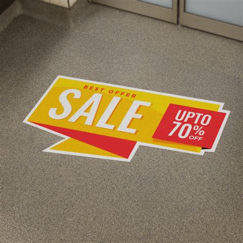 Floor Graphics - Vinyl Floor Adhesive (13mil) - Kelgraphics