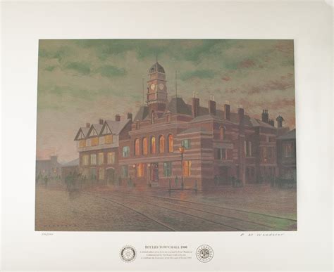 Eccles Town Hall Limited Edition Print – salfordmuseums