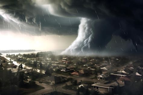 Premium AI Image | Photo of Tornado simulation or preparedness exercise