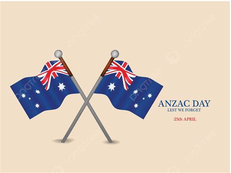 Illustration Of Anzac Day Background Poppy Grave Forget Vector, Poppy ...