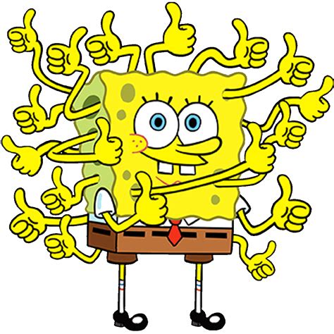 Well Done Thumbs Up Sticker by SpongeBob SquarePants for iOS & Android ...